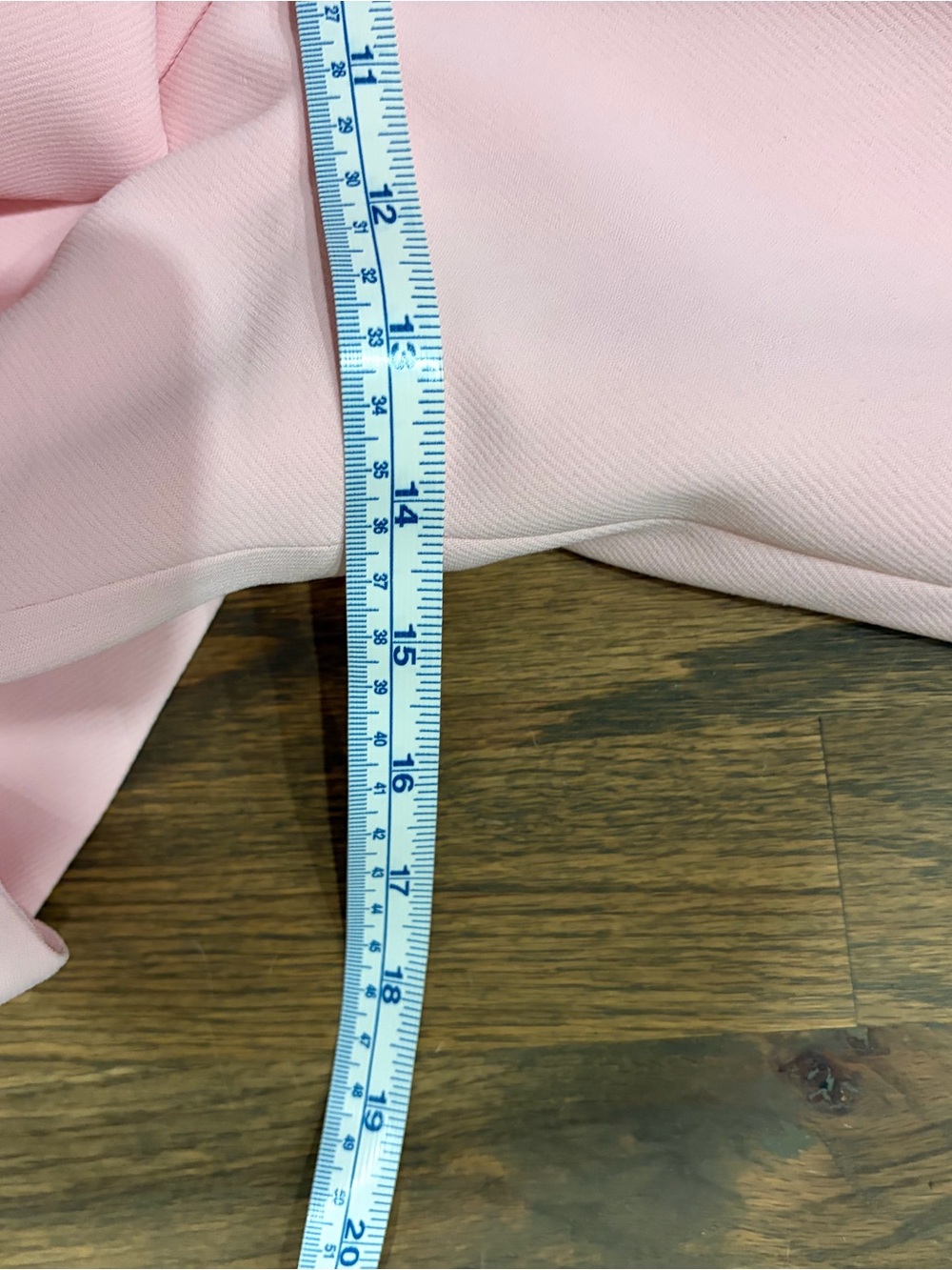 Ted Baker Blush Pink Sleeveless Tiered V-Neck Dress with Waist Tie - Picture 6 of 6